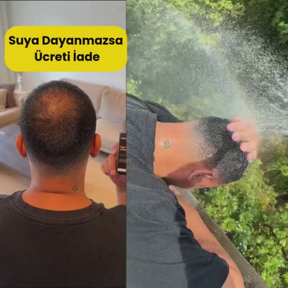 HairGent Siyah Saç Kapatıcı – Suya Dayanıklı, 3–7 Gün Etkili